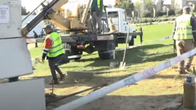 Bakıda dəhşətli qəzanın baş verdiyi ərazidən görüntülər - VİDEO 