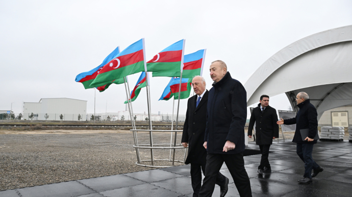 İlham Əliyev Sumqayıtda bu müəssisənin təməlini qoydu - FOTOLAR 