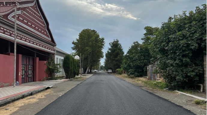 Beyləqanda yol infrastrukturu yenilənir - FOTO