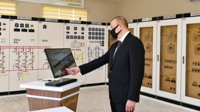 Prezident “Əhmədli” yarımstansiyasının açılışında iştirak edib - FOTO 