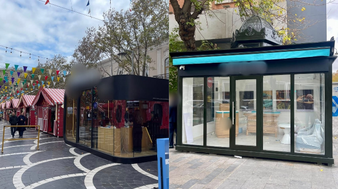 Bakının mərkəzində elektron siqaret reklam edilir; Milli Məclis qadağa təklif edir - FOTO