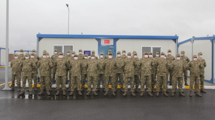 Турецкий контингент совместного мониторингового центра прибыл в Азербайджан  - ФОТО - ВИДЕО