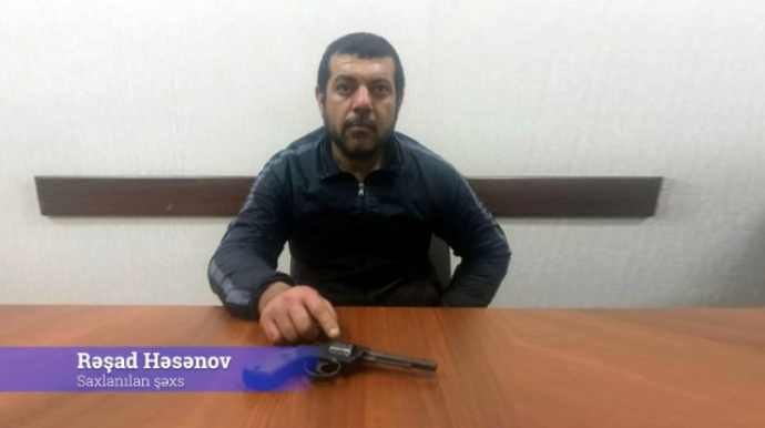 Bakıda daha bir silahlı şəxs saxlanıldı - VİDEO 