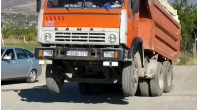Balakən sakini "KamAZ"la "AVTOŞLUQ"  ETDİ