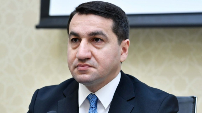 Hikmət Hacıyev Füzuli aeroportundan paylaşım etdi - VİDEO 