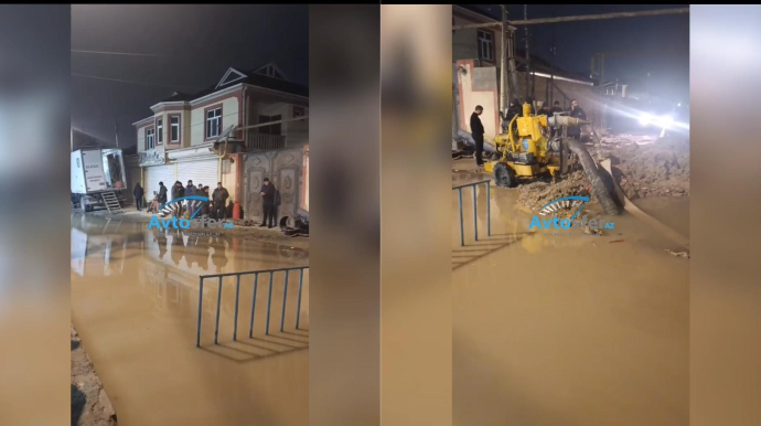 Zabrata 3 gündür su verilmir; xətdə qəza baş verib – RƏSMİ AÇIQLAMA – VİDEO 