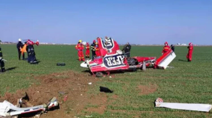 Rumıniyada idman təyyarəsi qəzaya uğradı, pilot öldü 