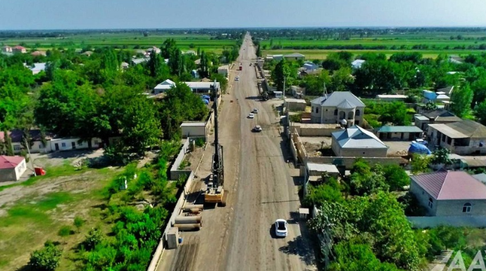 Строительство автодороги Барда-Агдам продолжается ускоренными темпами  - ФОТО