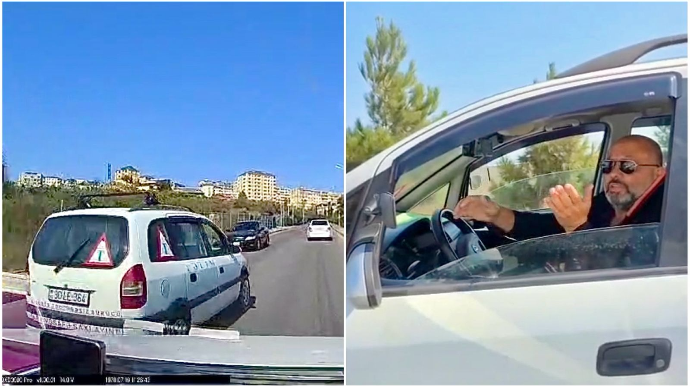 Kobud qayda pozan təlimçi irad bildirən həmkarına baxın necə “dərs” keçdi   - VİDEO