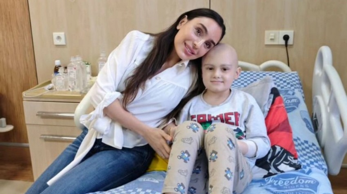 Leyla Əliyeva Uşaq Onkologiya Klinikasında olub - FOTO