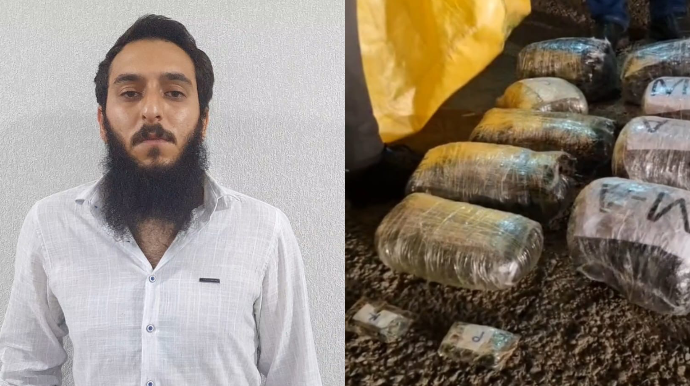 Lerikdə narkokuryer həbs edildi - FOTO - VİDEO