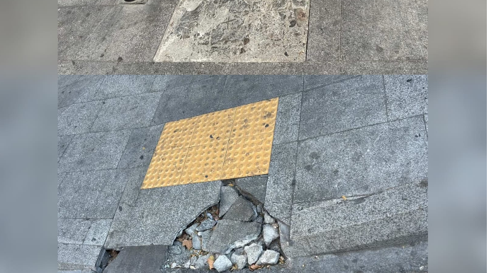 Bakının mərkəzindəki yararsız panduslar əhali üçün təhlükəlidir - FOTO