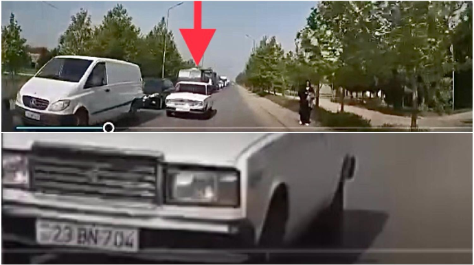 İşıqforda gözləməyə səbri çatmadı, əks yola çıxıb təhlükə yaratdı - 23-BN-704   - VİDEO