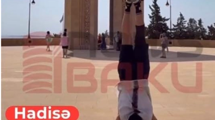 İranlı blogerdən şəhidlərimizə hörmətsizlik - VİDEO