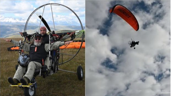 Paralyotla rekord hündürlüyə qalxdılar - VİDEO 