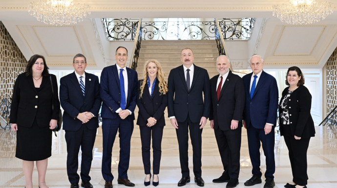 Prezident daha bir qəbul keçirdi - FOTOLAR 