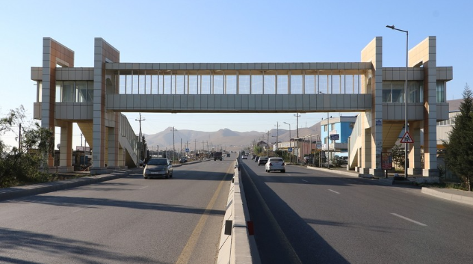 Xocəsən–Lökbatan avtomobil yolundakı piyada keçidinin təmiri yekunlaşıb   - FOTO