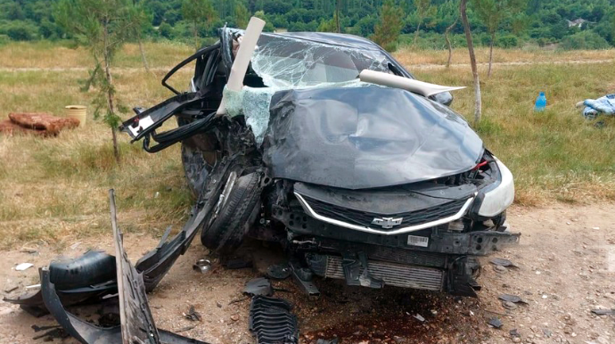 Qusarda avtomobil qəzasında xəsarət alanların durumu açıqlanıb - VİDEO