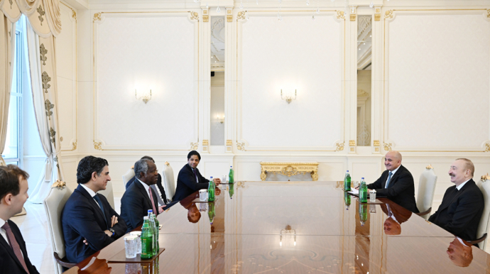 Prezident daha bir qəbul keçirdi - FOTO