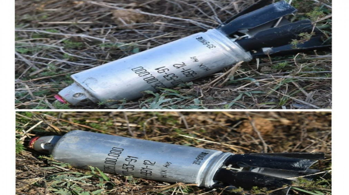 Yevlaxda partlayış olan yerdən daha 17 ədəd kasetli bomba tapılıb 