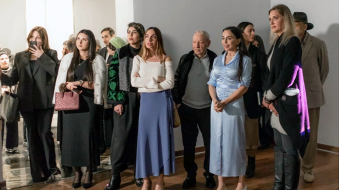 Leyla Əliyeva və Arzu Əliyeva sərgidə iştirak ediblər - FOTO 