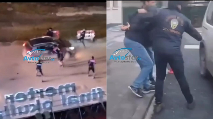 Polisin əmrinə tabe olmayan sürücüyə atəş açıldı – ANBAAN VİDEO 
