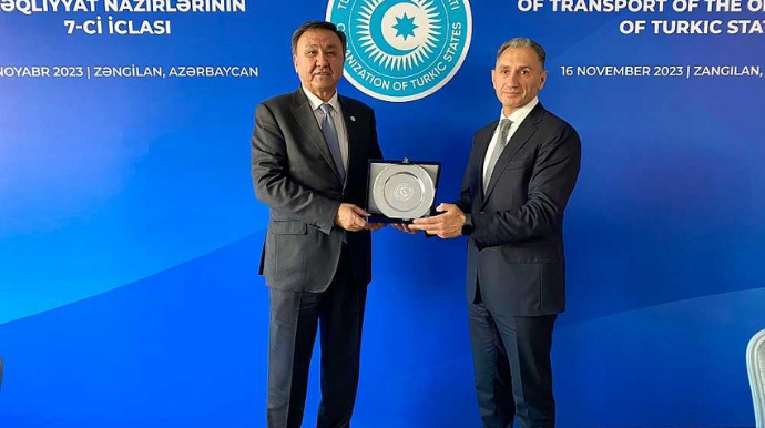 Rəşad Nəbiyev TDT-nin baş katibi ilə regional nəqliyyat əlaqələrinin inkişafını müzakirə edib