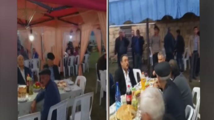 Balakəndə karantin qaydalarını pozan toy sahibi cərimələnib  - FOTO