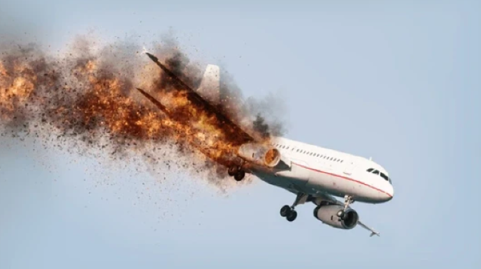 Kiş adasından qalxan Ermənistana məxsus təyyarədə yanğın olub 