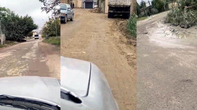 Zabrat yollarından şikayət: "Maşınlar küçəyə girməkdən imtina edirlər" - VİDEO