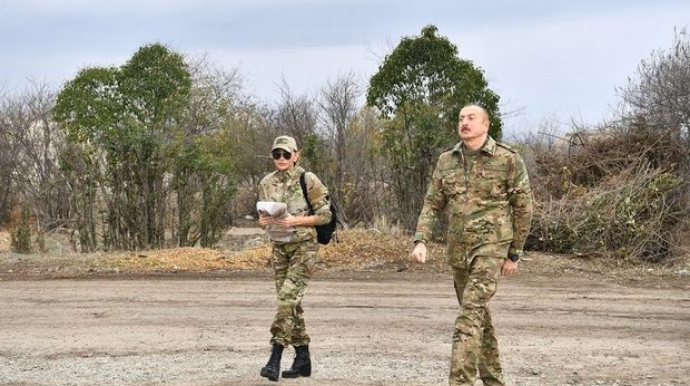 İlham Əliyev və Mehriban Əliyeva Hadrutda 