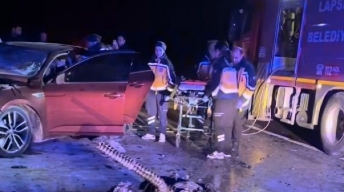 Türkiyədə ağır yol qəzası olub, ölənlər var 