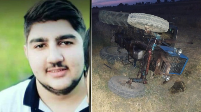 Bərdədə faciə: 15 yaşlı gəncin üzərinə traktor aşdı  - FOTO