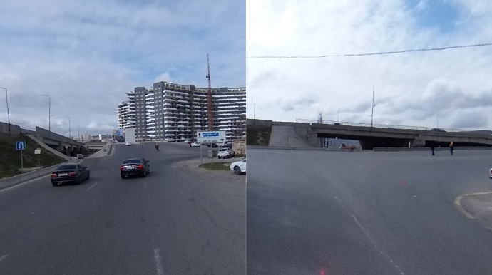 Bu yolda hərəkətin təşkilində dəyişiklik edilir - Sağa dönmək olacaq - RƏSMİ - VİDEO