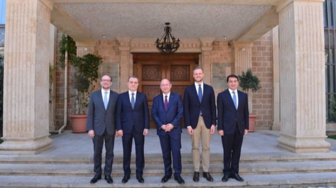 Ceyhun Bayramov və Hikmət Hacıyev üç ölkənin XİN rəhbəri ilə görüşdü - YENİLƏNİB   - FOTO