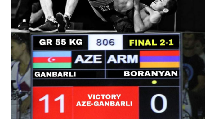 BDU-nun tələbəsi erməni idmançını 11:0 hesabı ilə məğlub edib - FOTO 