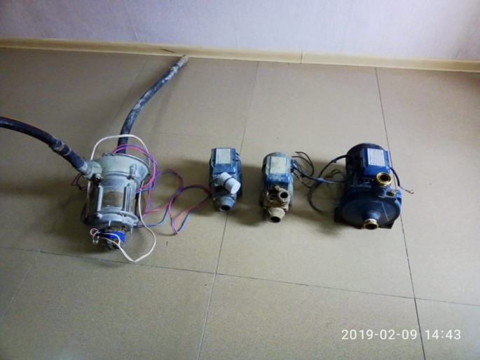 Su qurğularını oğurlayan şəxslər saxlanılıblar - Sabirabadda