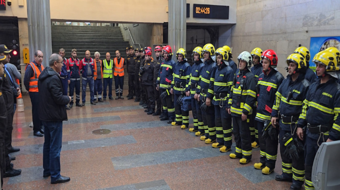 FHN metroda təlim keçirib -  FOTOLAR - VİDEO 