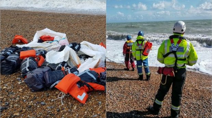İngiltərədə sahildən bir ton kokain tapıldı - FOTO