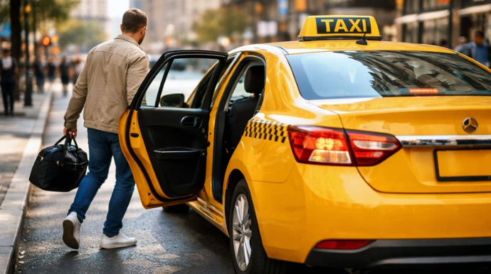 Водители такси не должны стремиться высаживать пассажиров непосредственно у зданий - Замминистра