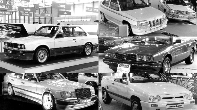 40 il əvvəl avtomobil sərgisi belə olurdu - FOTO