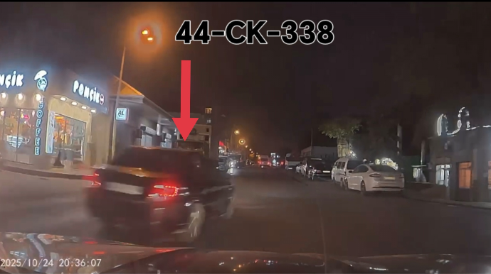 Biləcəridə oyun çıxaran sürücü hamıya təhlükə yaratdı  - VİDEO