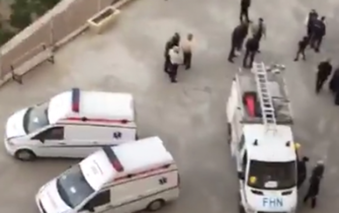 Bakıda toy yasa döndü - Lift qırıldı, bəy öldü - VİDEO