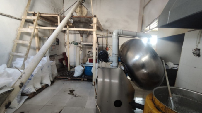 Bakıda qənnadı məmulatlarının istehsalı müəssisəsi bağlandı - FOTOLAR 