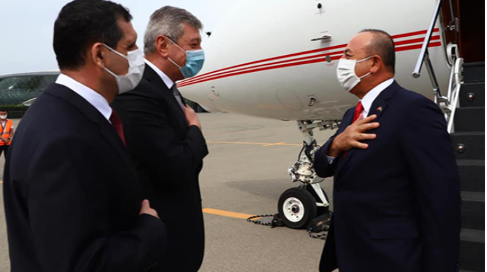 Türkiyənin xarici işlər naziri Çavuşoğlu Bakıda - FOTO