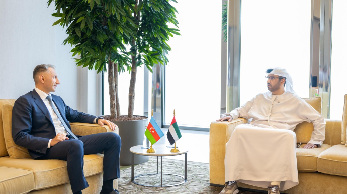 Rəşad Nəbiyev Əhməd Əl-Caberlə görüşdü