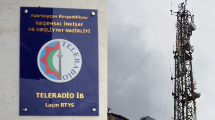 Laçın Radio-Televiziya Yayımı Stansiyası istismara verildi  - FOTO