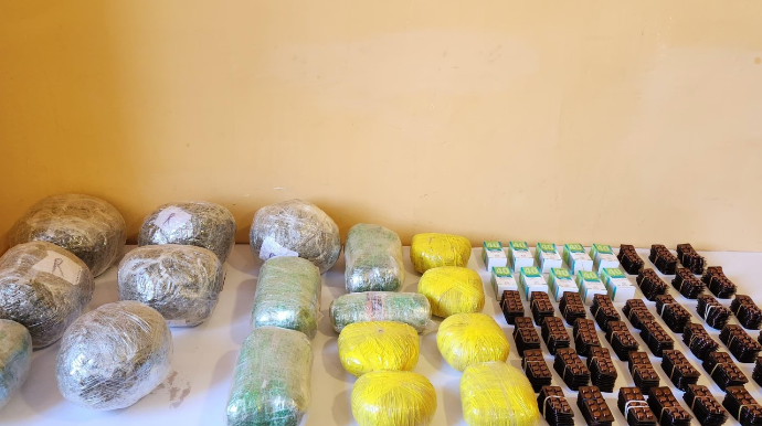 İrandan Azərbaycana narkotik keçirmək istədilər