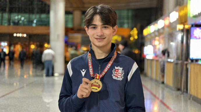 Gürcüstanlı soydaşımız qızıl medal qazandı 