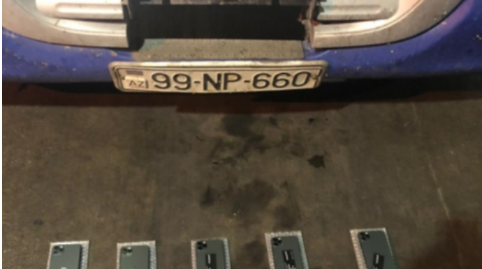 Yük avtomobilindən qanunsuz mobil telefonlar aşkarlanıb - FOTO 